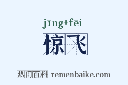 惊飞是什么意思的图片